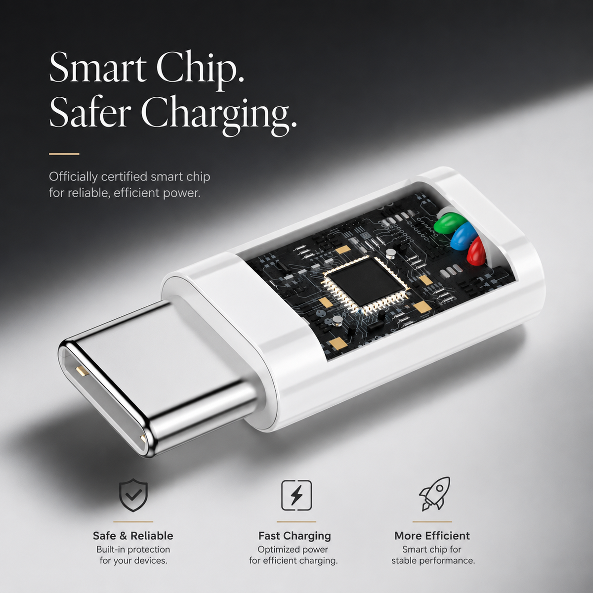 Premium USB-C Cable 100W Power Delivery Fast Charging Cord Durable TPE TPU Construction Stable Power Transfer Flexible Charging Cable Everyday Use