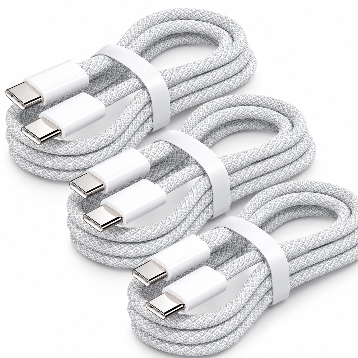 Premium USB-C Cable 100W Power Delivery Fast Charging Cord Durable TPE TPU Construction Stable Power Transfer Flexible Charging Cable Everyday Use