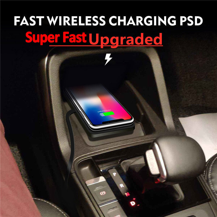 Premium Wireless Car Charger 30W Fast Charging Anti-Slip Silicone Dashboard Charging Pad Smartphone Dock