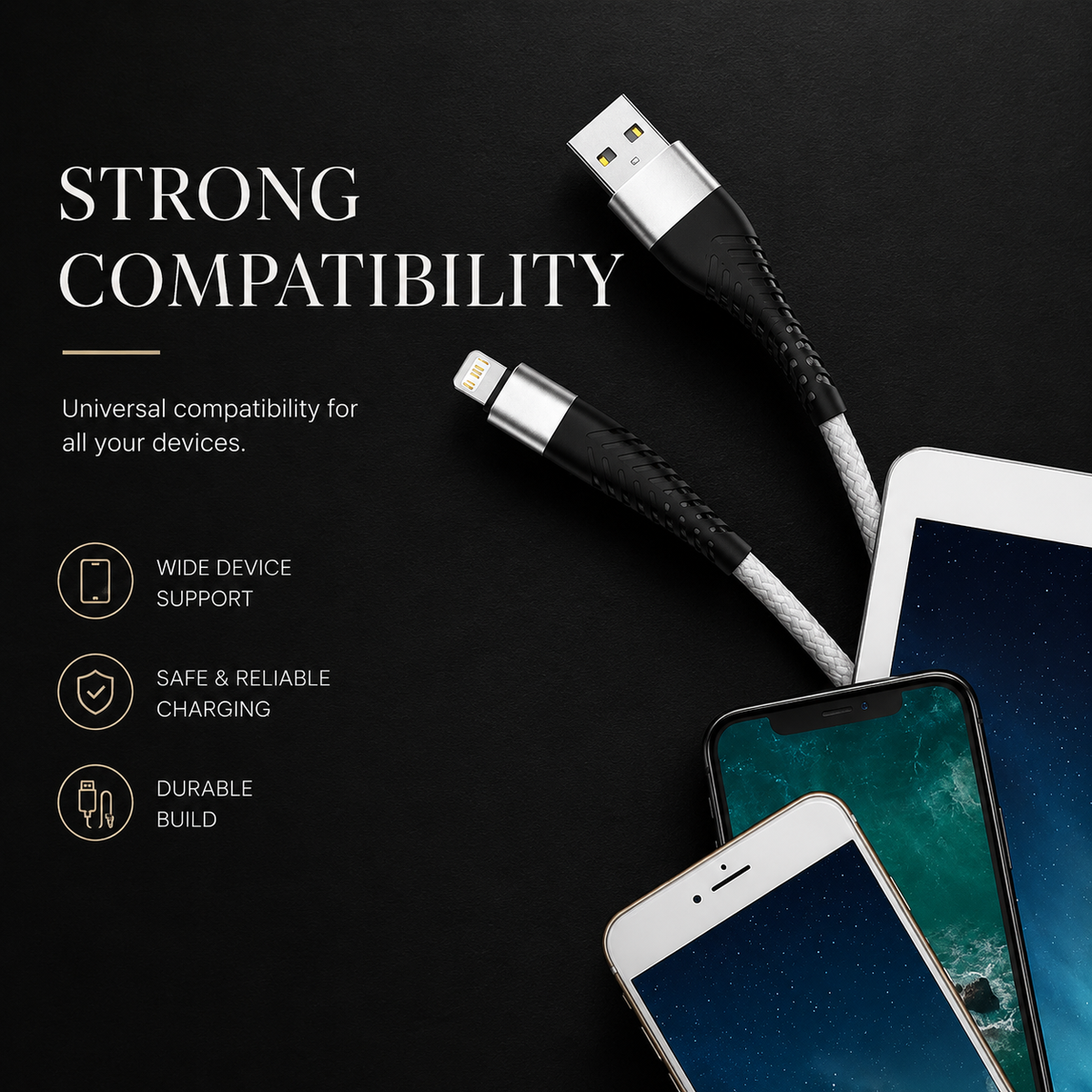 Premium Wireless Charger MagSafe Compatible 30W Fast Charging Pad Qi USB-C Magnetic Charging Dock Slim Portable Desktop Travel Charger Stand