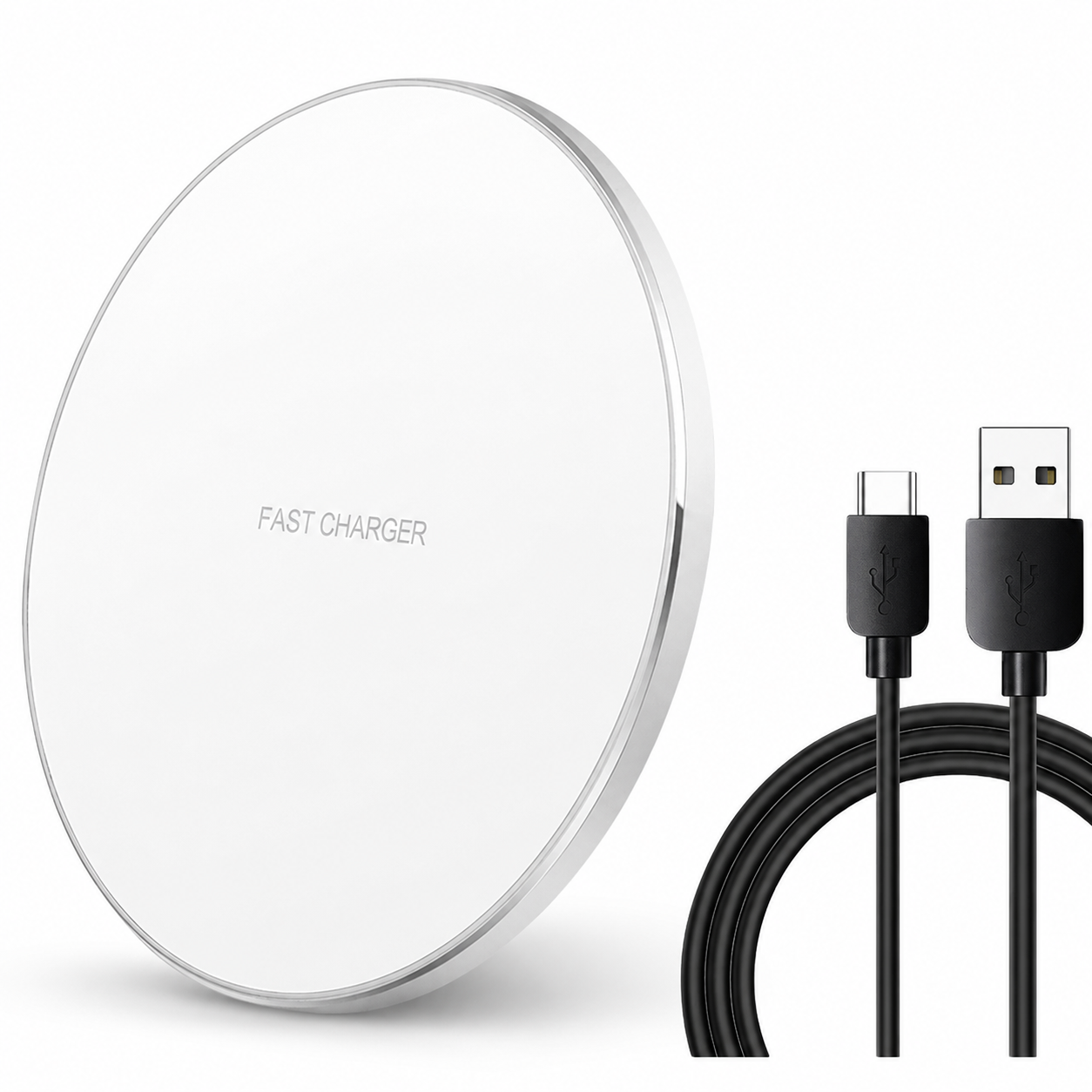 Premium Wireless Charger MagSafe Compatible 30W Fast Charging Pad Qi USB-C Magnetic Charging Dock Slim Portable Desktop Travel Charger Stand