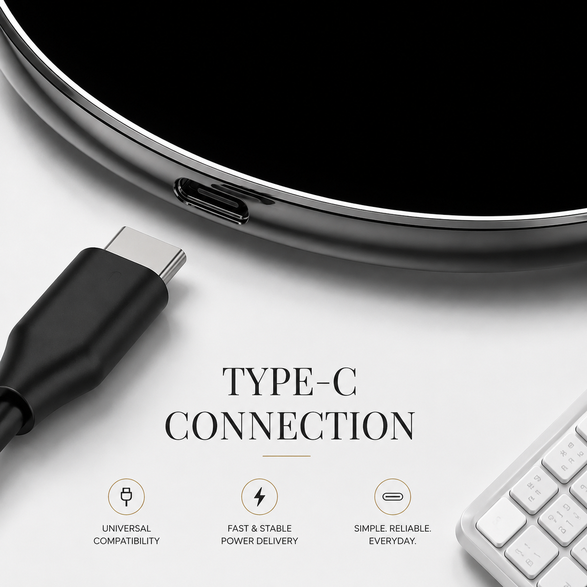Premium Wireless Charger MagSafe Compatible 30W Fast Charging Pad Qi USB-C Magnetic Charging Dock Slim Portable Desktop Travel Charger Stand