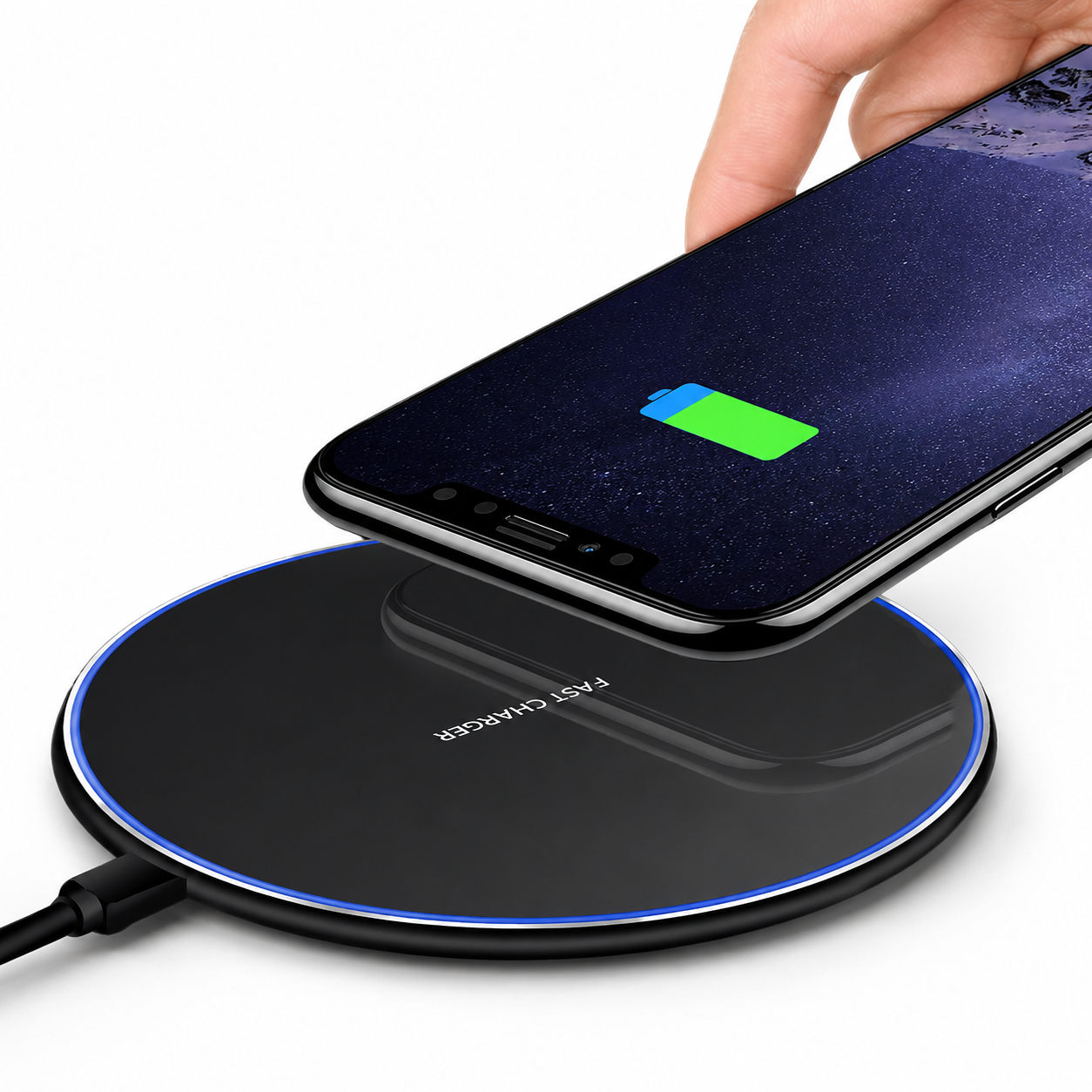 Premium Wireless Charger MagSafe Compatible 30W Fast Charging Pad Qi USB-C Magnetic Charging Dock Slim Portable Desktop Travel Charger Stand