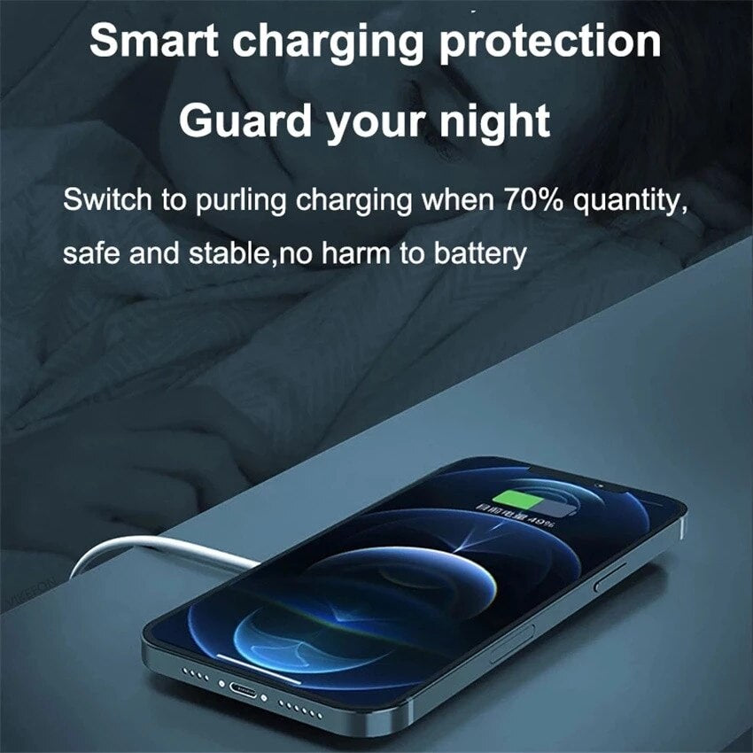 Premium Wireless Charger Magnetic Charging Pad MagSafe Compatible 30W Fast Wireless Charging Slim Portable Dock