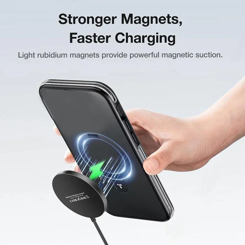 Premium Wireless Charger Magnetic Charging Stand MagSafe Compatible 30W Fast Charging USB-C PD Dock