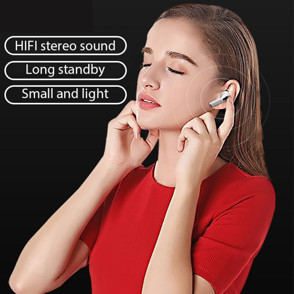 Premium Wireless Earbuds Bluetooth Compatible Touch Control Stereo Sound Mini In-Ear Sport Headset