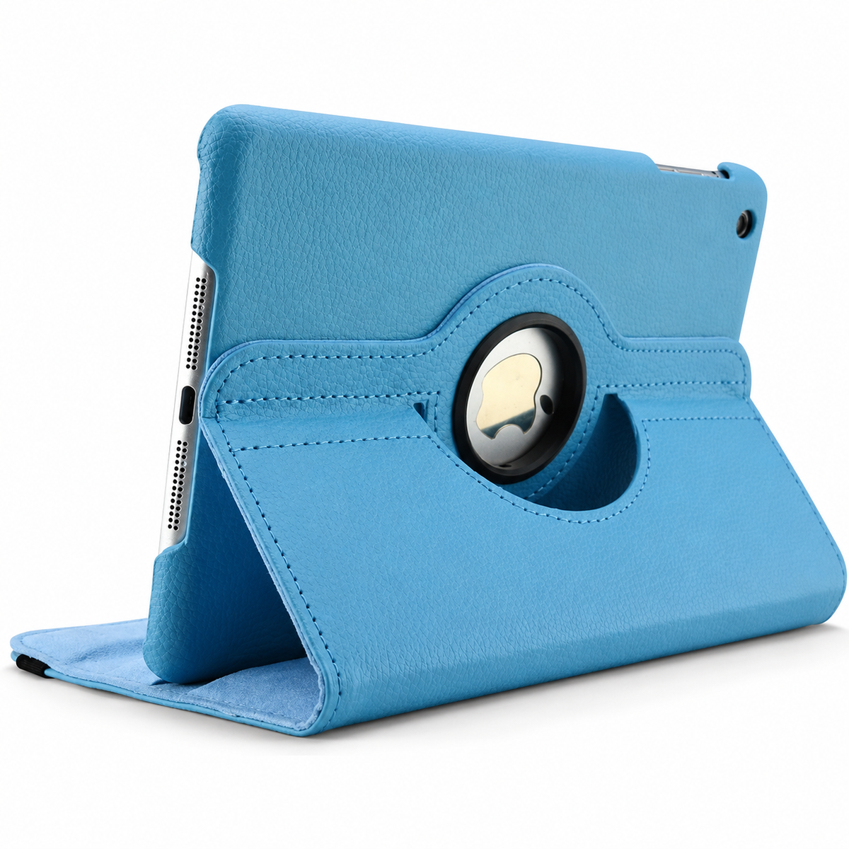 Premium iPad Case 360 Rotating Stand PU Leather Smart Cover Protective Tablet Case Multi Angle Viewing Auto Sleep Wake Slim Lightweight Design