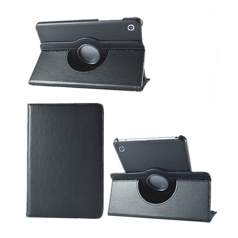 Premium iPad Case 360 Rotating Stand PU Leather Smart Cover Protective Tablet Case Multi Angle Viewing Support