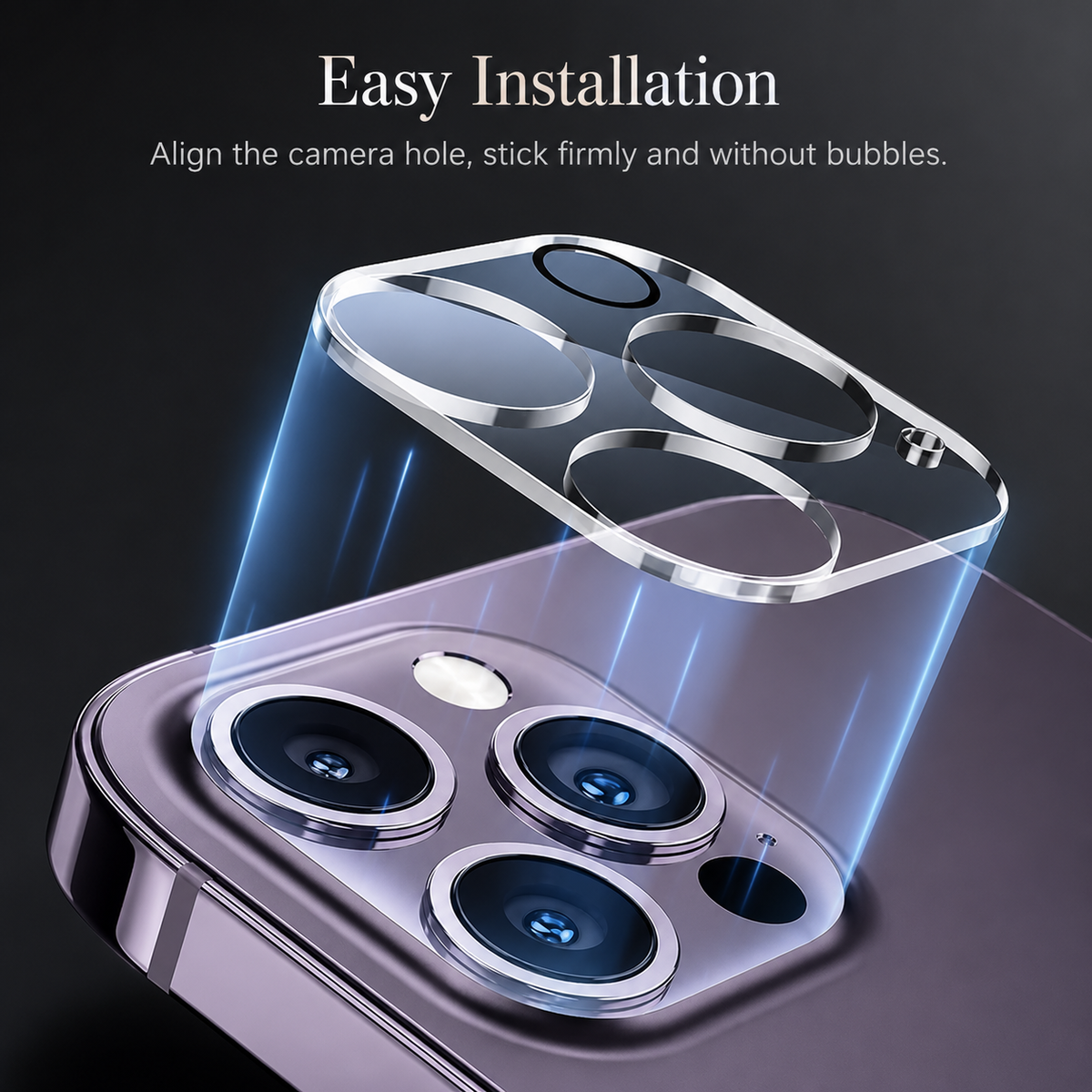 Premium iPhone Camera Lens Protector 9H Glass Guard Ultra Clear Camera Cover Scratch Resistant Lens Shield Dust Protection Precision Fit Slim Design