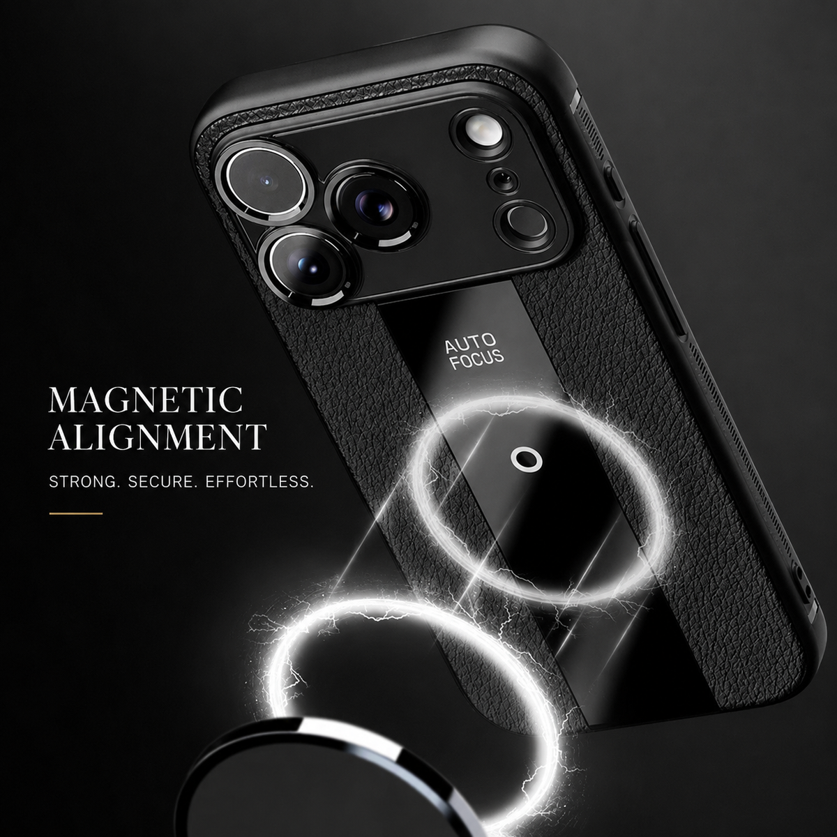 Premium iPhone Case Frosted PU Leather MagSafe Cover Shockproof Non Slip Anti Scratch Full Coverage Case