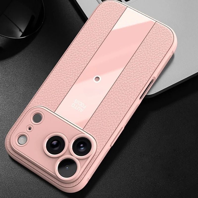 Premium iPhone Case Frosted PU Leather MagSafe Cover Shockproof Non Slip Anti Scratch Full Coverage Case