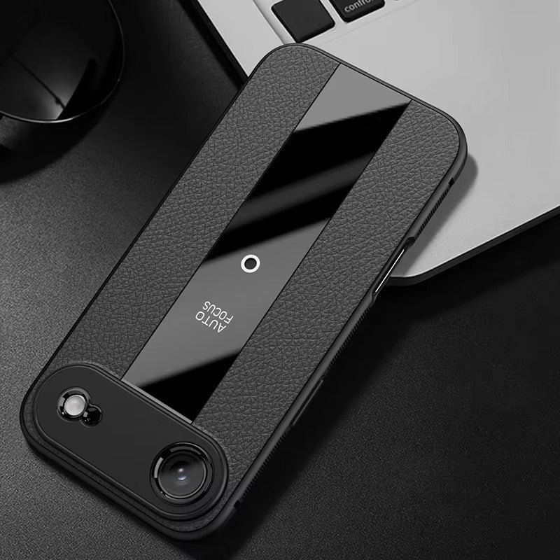 Premium iPhone Case Frosted PU Leather MagSafe Cover Shockproof Non Slip Anti Scratch Full Coverage Case