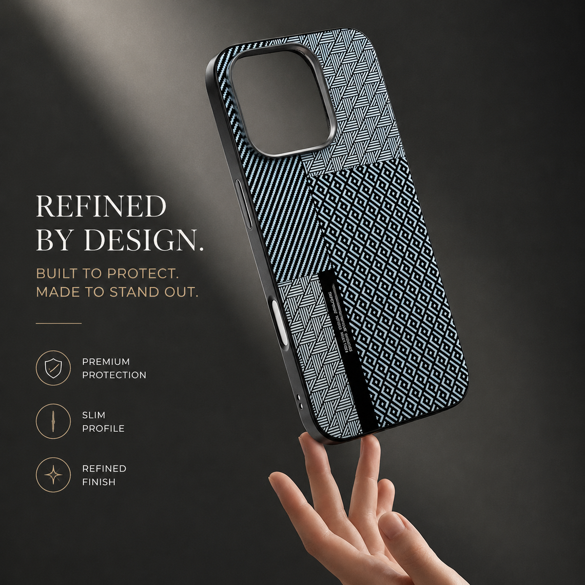 Premium iPhone Case Invisible Magnetic Cover Dual Layer Shockproof Matte Frosted Ultra Slim Full Coverage Camera Protection Anti Fingerprint Design