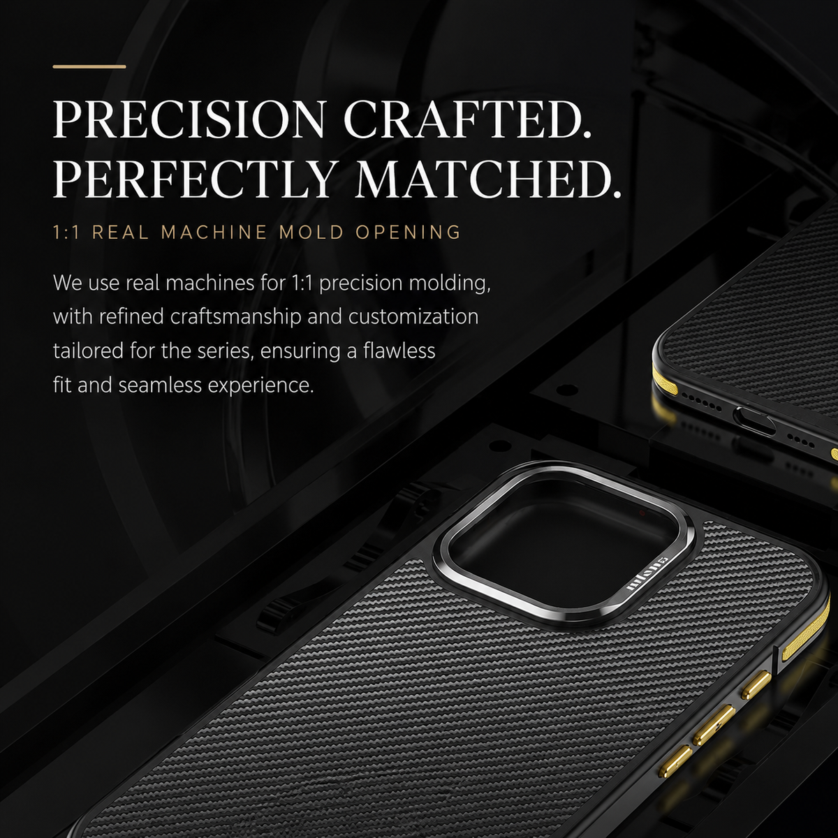 Premium iPhone Case MagSafe Compatible 600D Kevlar Magnetic Cover Metal Camera Ring Shockproof PC TPU Slim Half Wrapped Protective Design