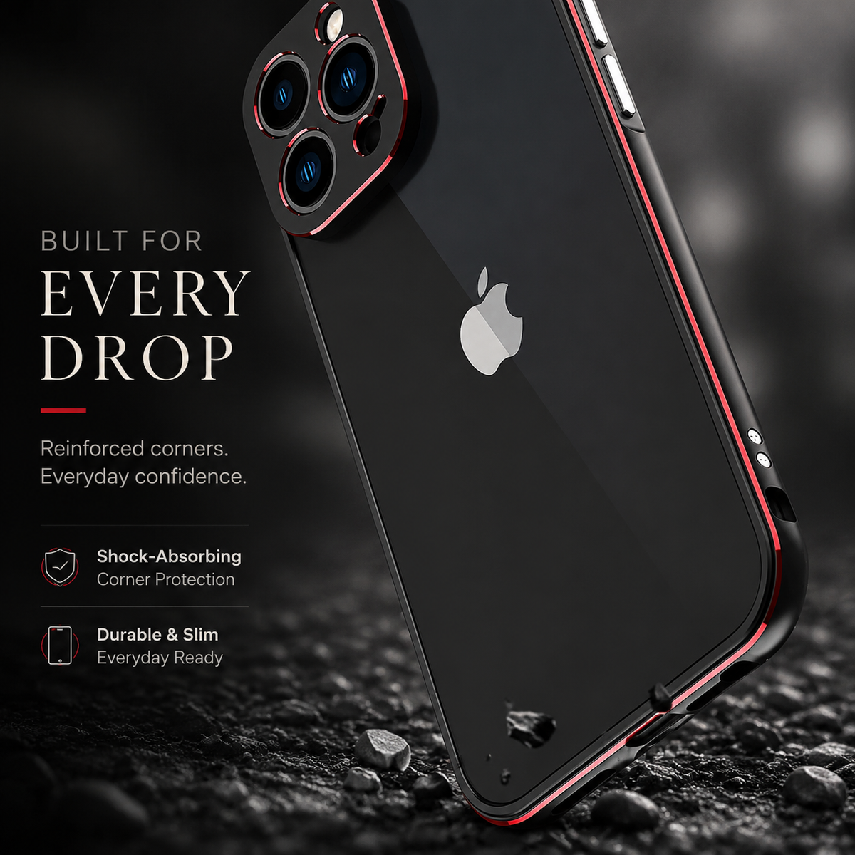Premium iPhone Case MagSafe Compatible Aluminum Bumper Cover Metal Camera Guard Shockproof Slim Edge Frame Anti Scratch Protective Design