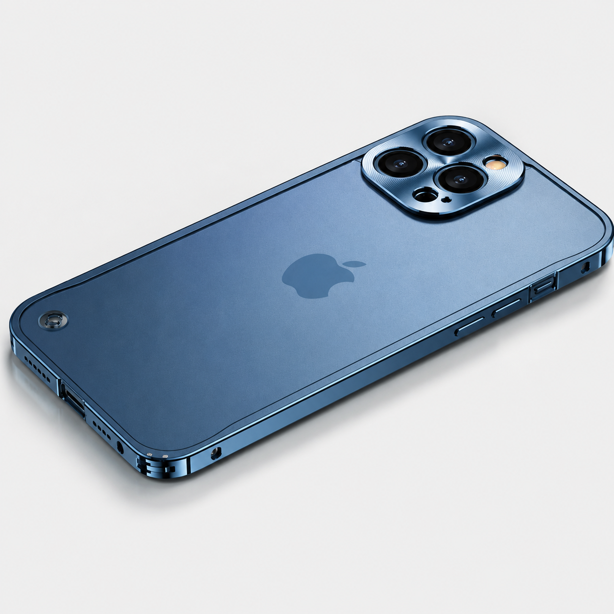 Premium iPhone Case MagSafe Compatible Aluminum Frame Cover Magnetic Edge Protection Camera Lens Guard Shockproof Slim Metal Full Coverage Design