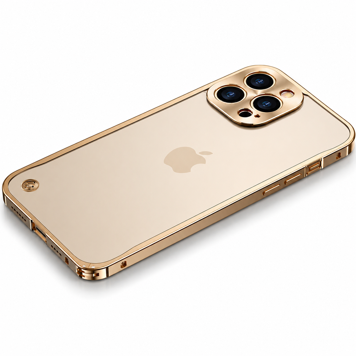 Premium iPhone Case MagSafe Compatible Aluminum Frame Cover Magnetic Edge Protection Camera Lens Guard Shockproof Slim Metal Full Coverage Design