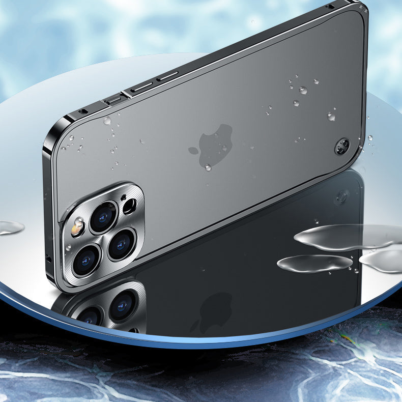 Premium iPhone Case MagSafe Compatible Aluminum Frame Magnetic Protective Cover Camera Lens Guard Shockproof Slim Metal Edge Full Protection Design
