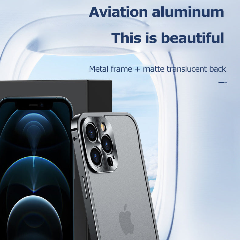 Premium iPhone Case MagSafe Compatible Aluminum Frame Magnetic Protective Cover Camera Lens Guard Shockproof Slim Metal Edge Full Protection Design