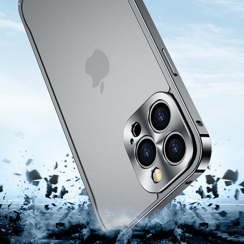 Premium iPhone Case MagSafe Compatible Aluminum Frame Magnetic Protective Cover Camera Lens Guard Shockproof Slim Metal Edge Full Protection Design