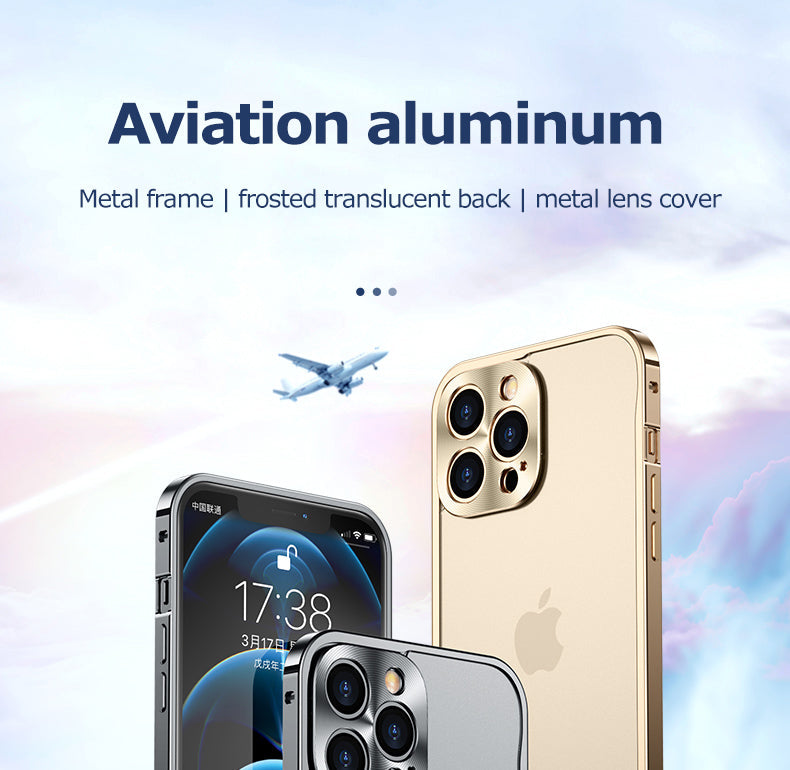 Premium iPhone Case MagSafe Compatible Aluminum Frame Magnetic Protective Cover Camera Lens Guard Shockproof Slim Metal Edge Full Protection Design