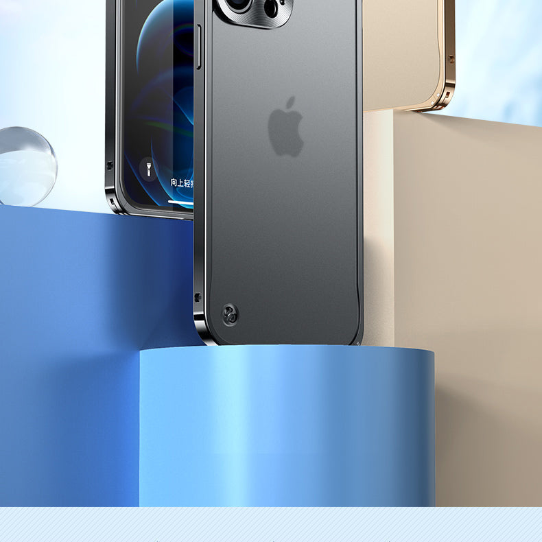 Premium iPhone Case MagSafe Compatible Aluminum Frame Magnetic Protective Cover Camera Lens Guard Shockproof Slim Metal Edge Full Protection Design