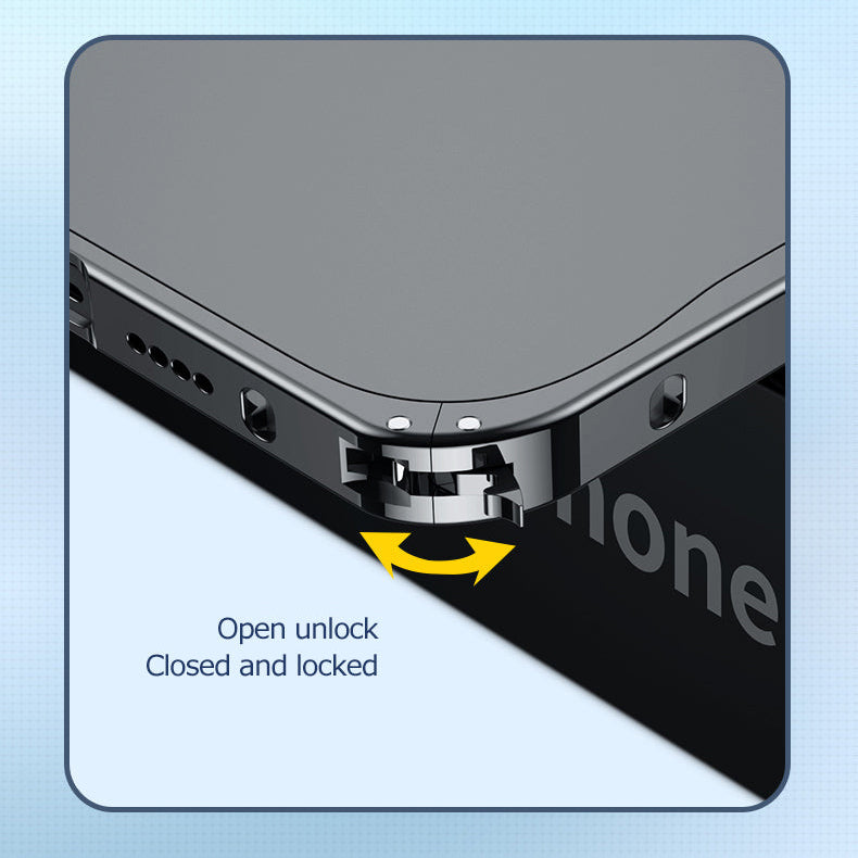 Premium iPhone Case MagSafe Compatible Aluminum Frame Magnetic Protective Cover Camera Lens Guard Shockproof Slim Metal Edge Full Protection Design