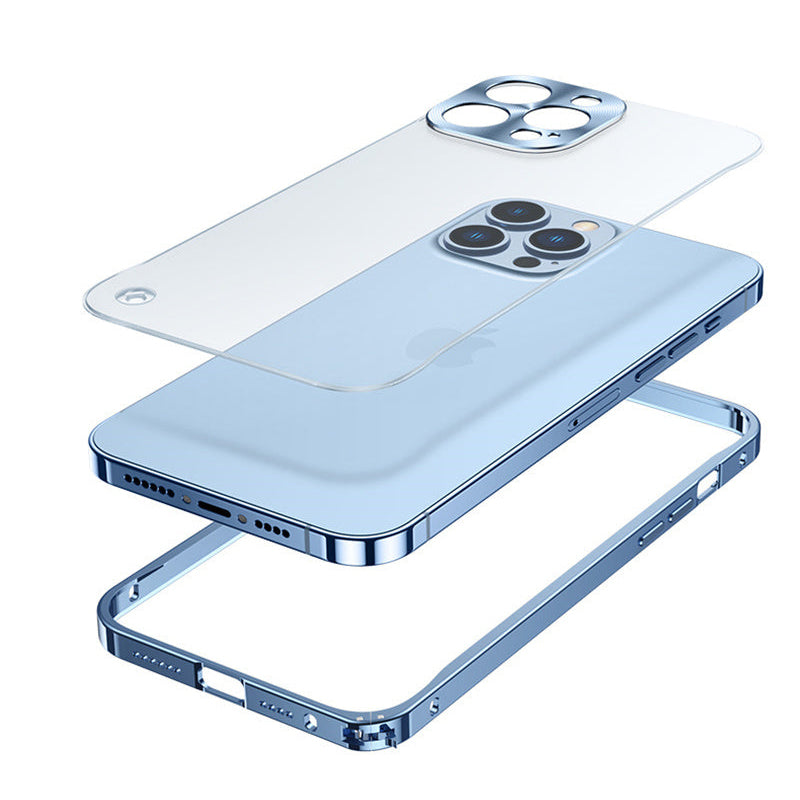 Premium iPhone Case MagSafe Compatible Aluminum Frame Magnetic Protective Cover Camera Lens Guard Shockproof Slim Metal Edge Full Protection Design