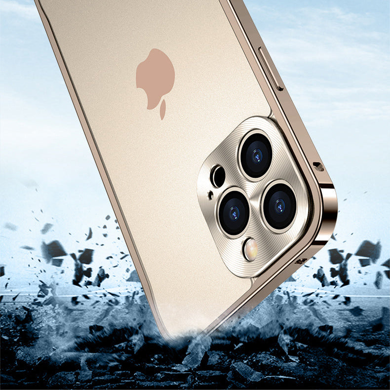 Premium iPhone Case MagSafe Compatible Aluminum Frame Magnetic Protective Cover Camera Lens Guard Shockproof Slim Metal Edge Full Protection Design