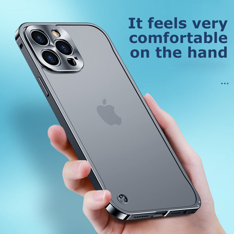 Premium iPhone Case MagSafe Compatible Aluminum Frame Magnetic Protective Cover Camera Lens Guard Shockproof Slim Metal Edge Full Protection Design