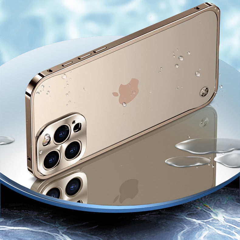 Premium iPhone Case MagSafe Compatible Aluminum Frame Magnetic Protective Cover Camera Lens Guard Shockproof Slim Metal Edge Full Protection Design