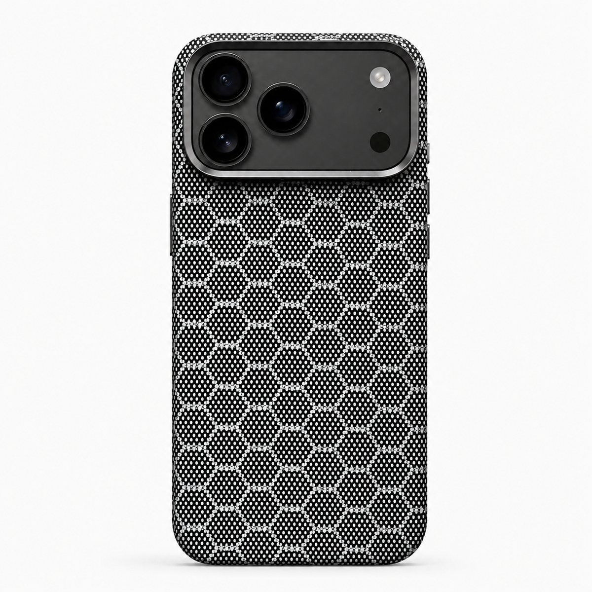 Premium iPhone Case MagSafe Compatible Aramid Fiber Carbon Fiber Protective Cover Wireless Charging Shockproof Ultra Slim Camera Lens Protection Hard Back