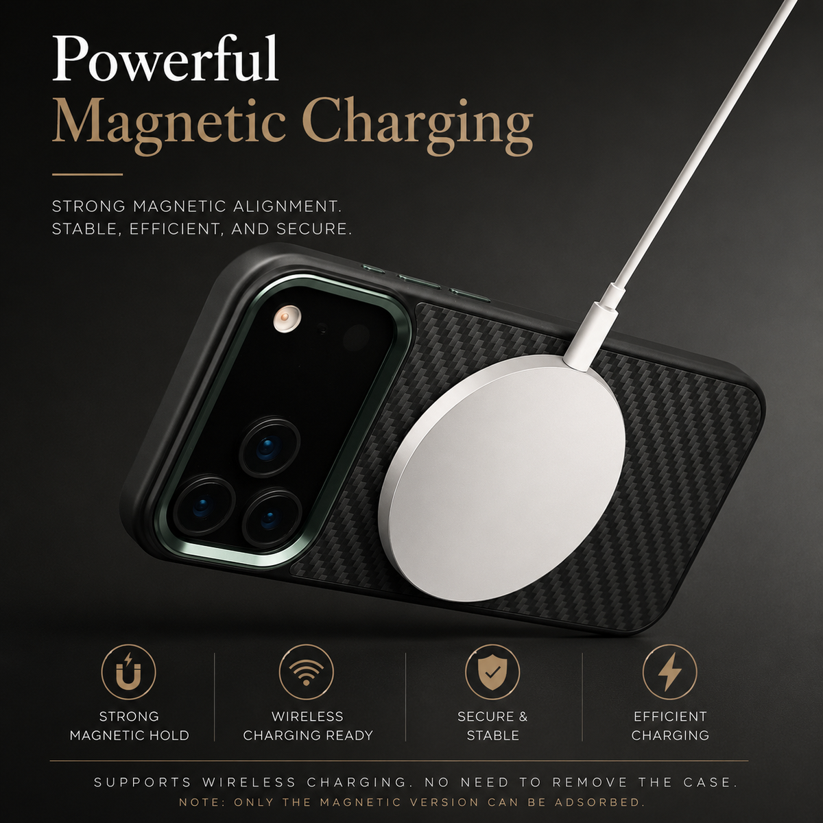 Premium iPhone Case MagSafe Compatible Aramid Fiber Protective Cover Ultra Thin Full Coverage Shockproof Camera Lens Protection Anti Scratch Non Slip Design