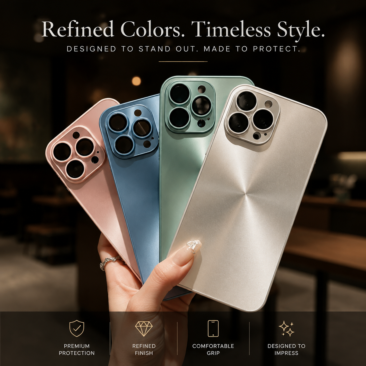 Premium iPhone Case MagSafe Compatible Aurora Matte Magnetic Cover Color Shift Finish Shockproof Protective Camera Lens Guard Slim Design