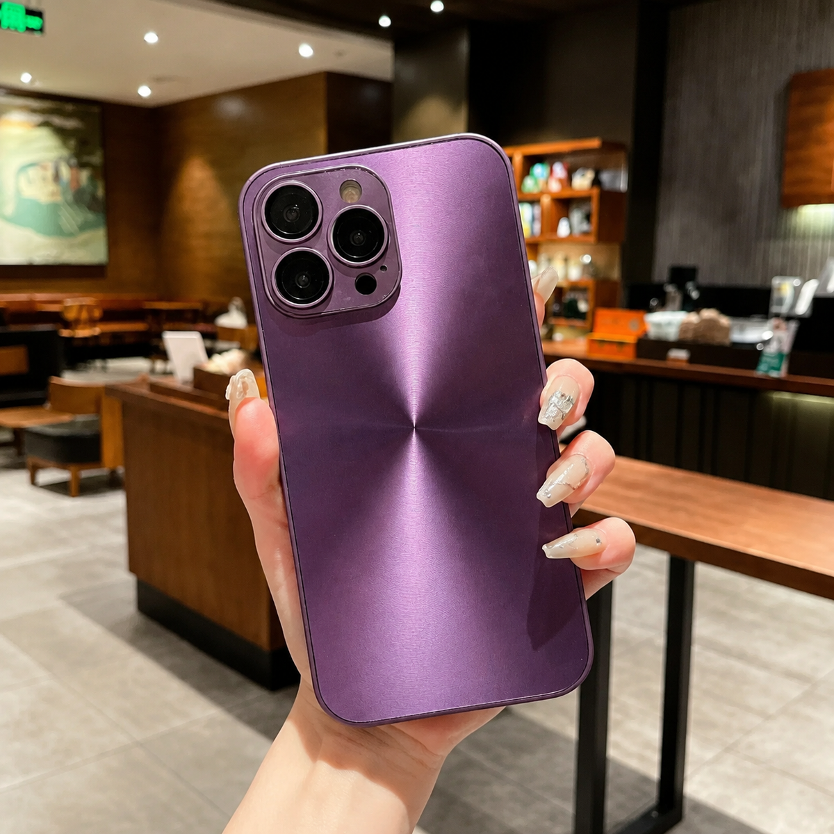 Premium iPhone Case MagSafe Compatible Aurora Matte Magnetic Cover Color Shift Finish Shockproof Protective Camera Lens Guard Slim Design