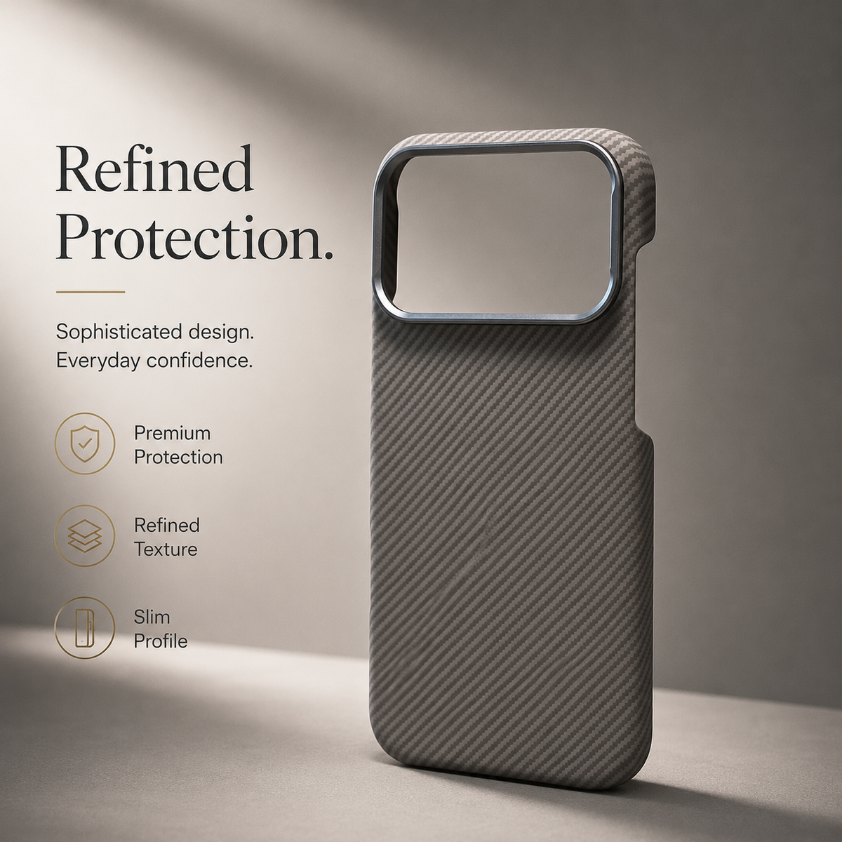 Premium iPhone Case MagSafe Compatible Carbon Fiber Cover Magnetic PC TPU Hybrid Shockproof Half Wrapped Slim Non Slip Protective Design