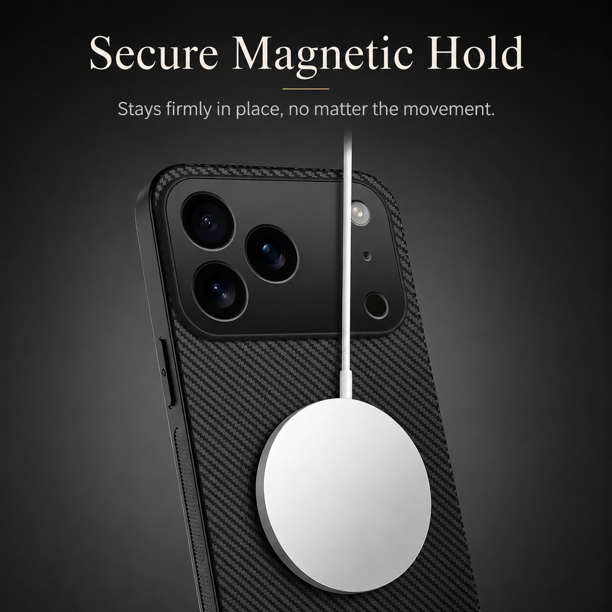 Premium iPhone Case MagSafe Compatible Carbon Fiber Leather Protective Cover Wireless Charging Shockproof Anti Scratch Slim Camera Lens Protection Full Coverage