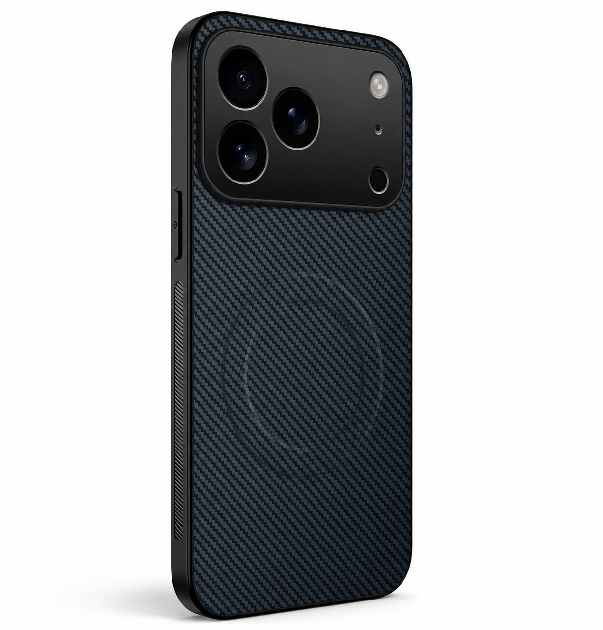 Premium iPhone Case MagSafe Compatible Carbon Fiber Magnetic Cover Ultra Thin Shockproof Camera Protection Slim Lightweight Anti Scratch Design