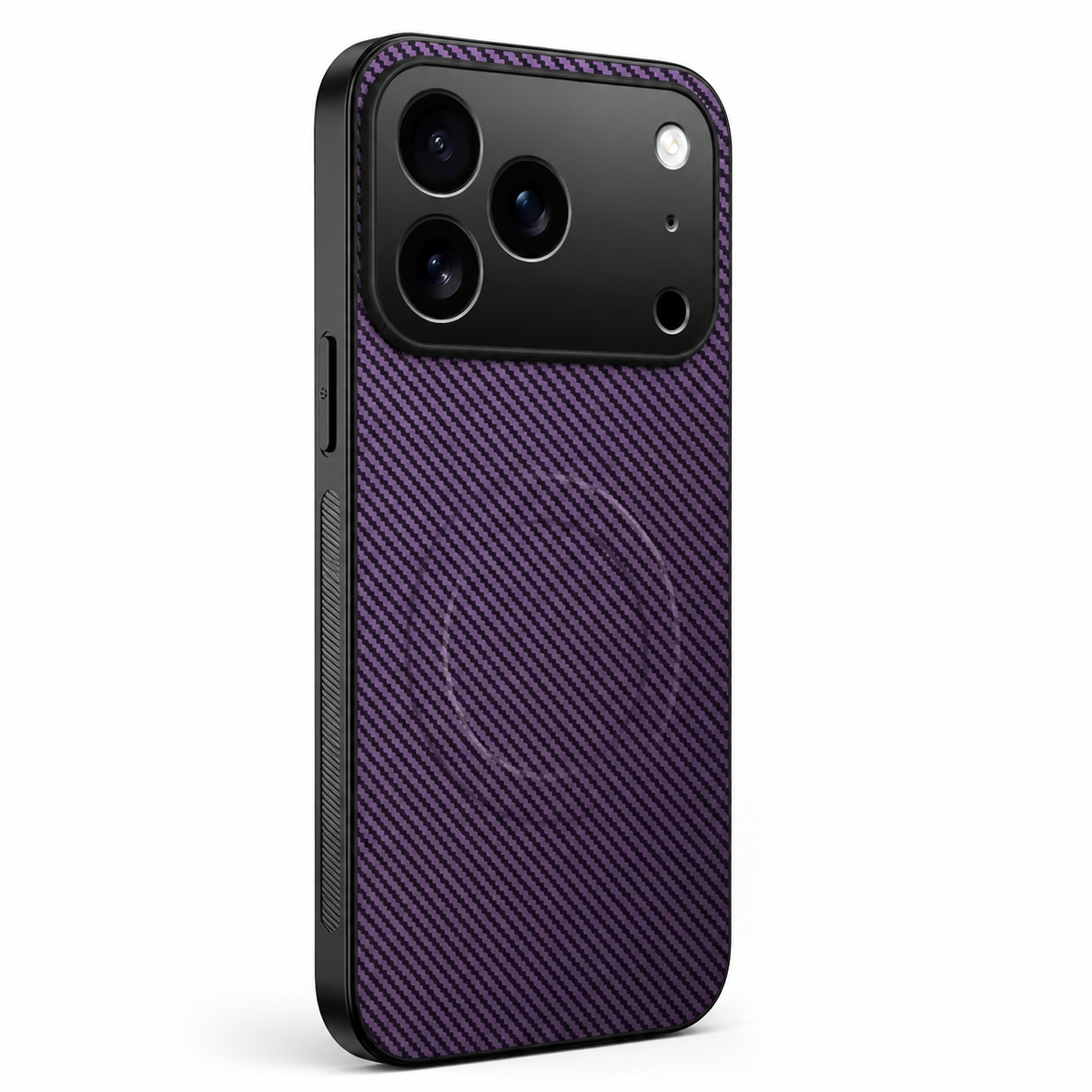 Premium iPhone Case MagSafe Compatible Carbon Fiber Magnetic Cover Ultra Thin Shockproof Camera Protection Slim Lightweight Anti Scratch Design