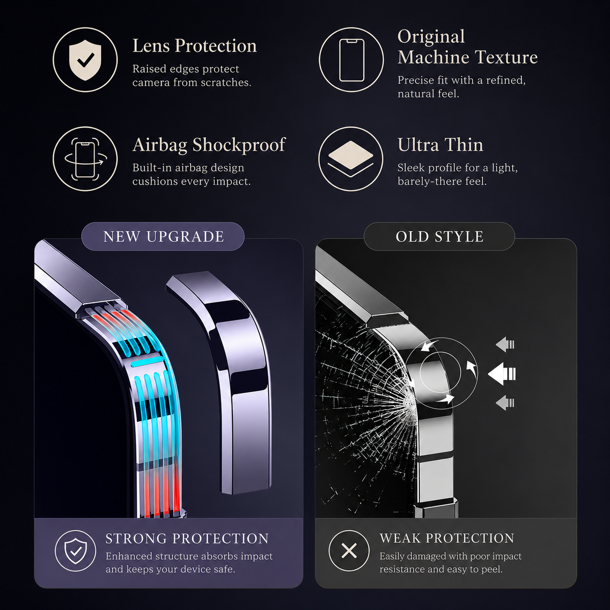 Premium iPhone Case MagSafe Compatible Clear Glitter Silicone Cover Magnetic Shockproof Protective Camera Lens Guard Slim Full Coverage Design