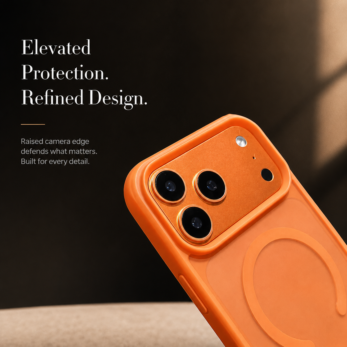 Premium iPhone Case MagSafe Compatible Foldable Stand Cover Shockproof PC Matte Anti Fingerprint Non Slip Camera Protection Half Wrapped Design