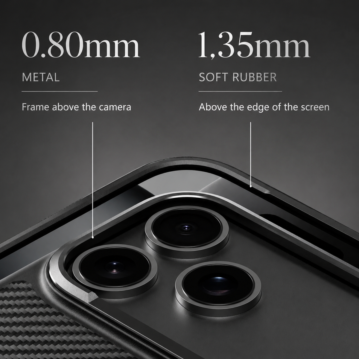Premium iPhone Case MagSafe Compatible Kevlar Aramid Fiber Half Wrapped Cover Slim Magnetic Shockproof Protective Anti Scratch Matte Lightweight Design
