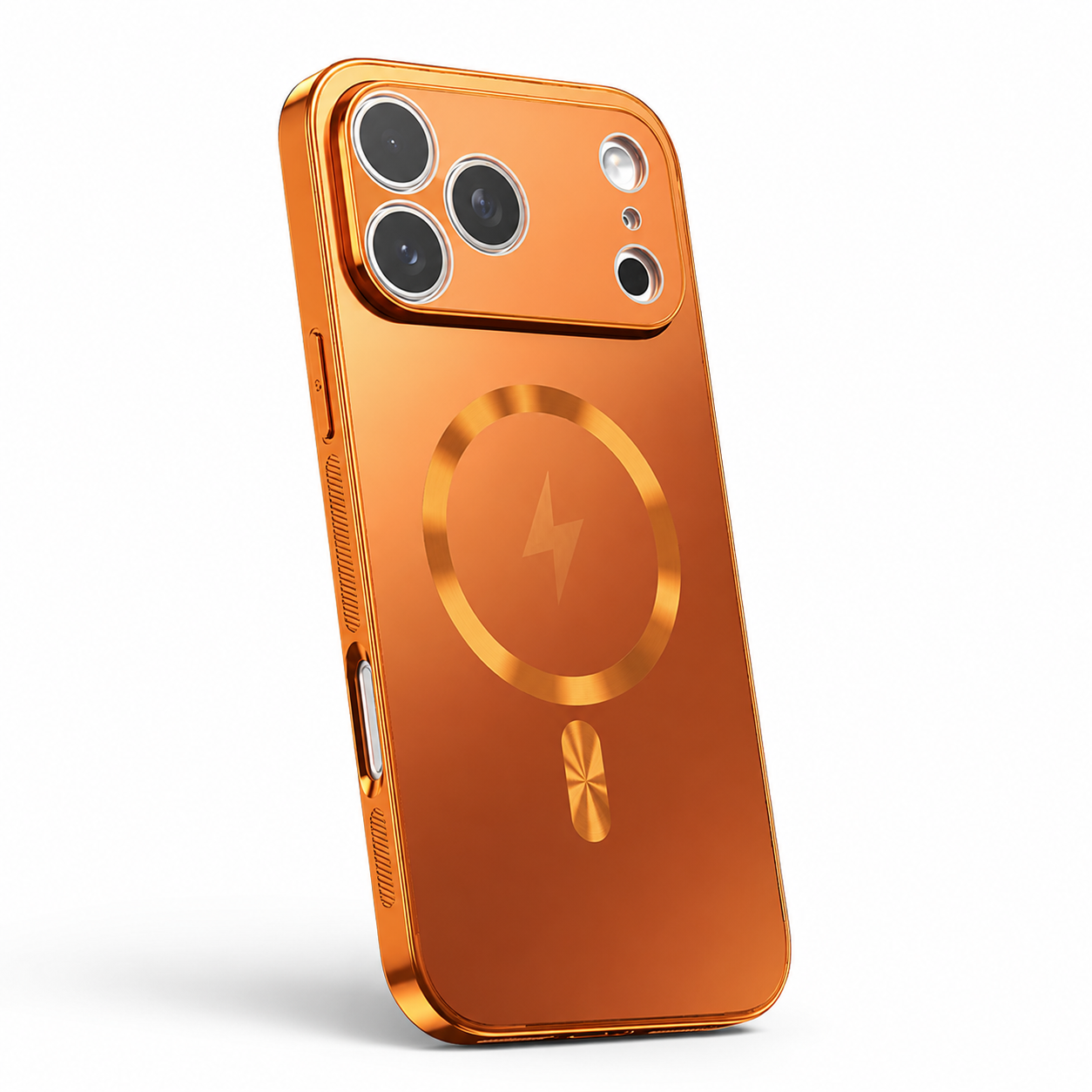 Premium iPhone Case MagSafe Compatible Magnetic Aluminum Frame Electroplated Matte Shockproof Protective Cover Camera Lens Protection Slim Full Coverage