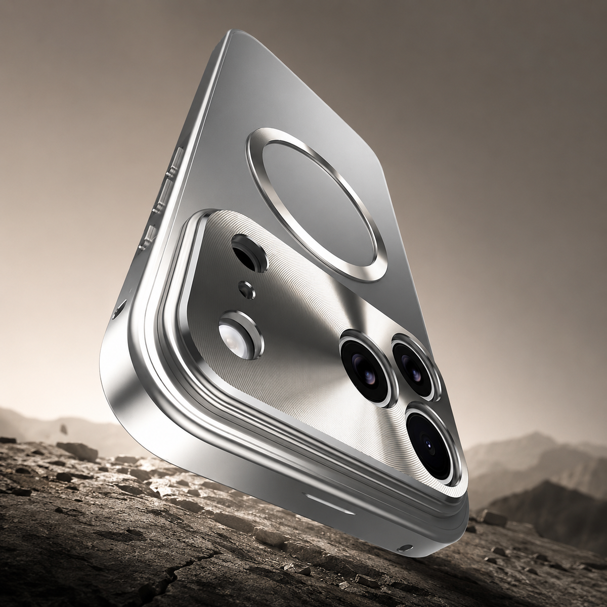 Premium iPhone Case MagSafe Compatible Magnetic Aluminum Frame Frosted Matte Shockproof Protective Camera Lens Protection Ultra Thin Full Coverage