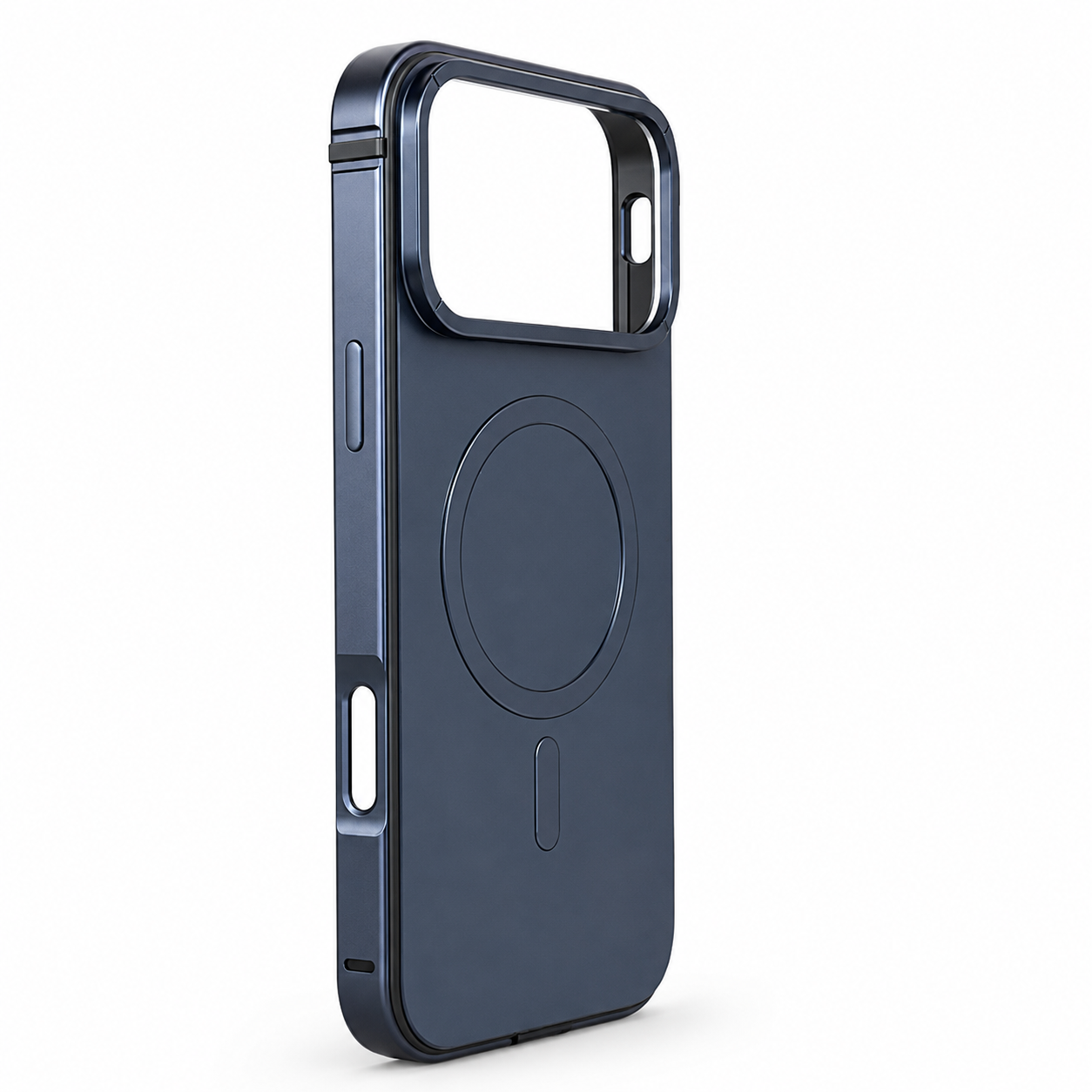 Premium iPhone Case MagSafe Compatible Magnetic Aluminum Frame Slim Metal Bumper Shockproof Anti Drop Camera Protection Full Coverage Cover