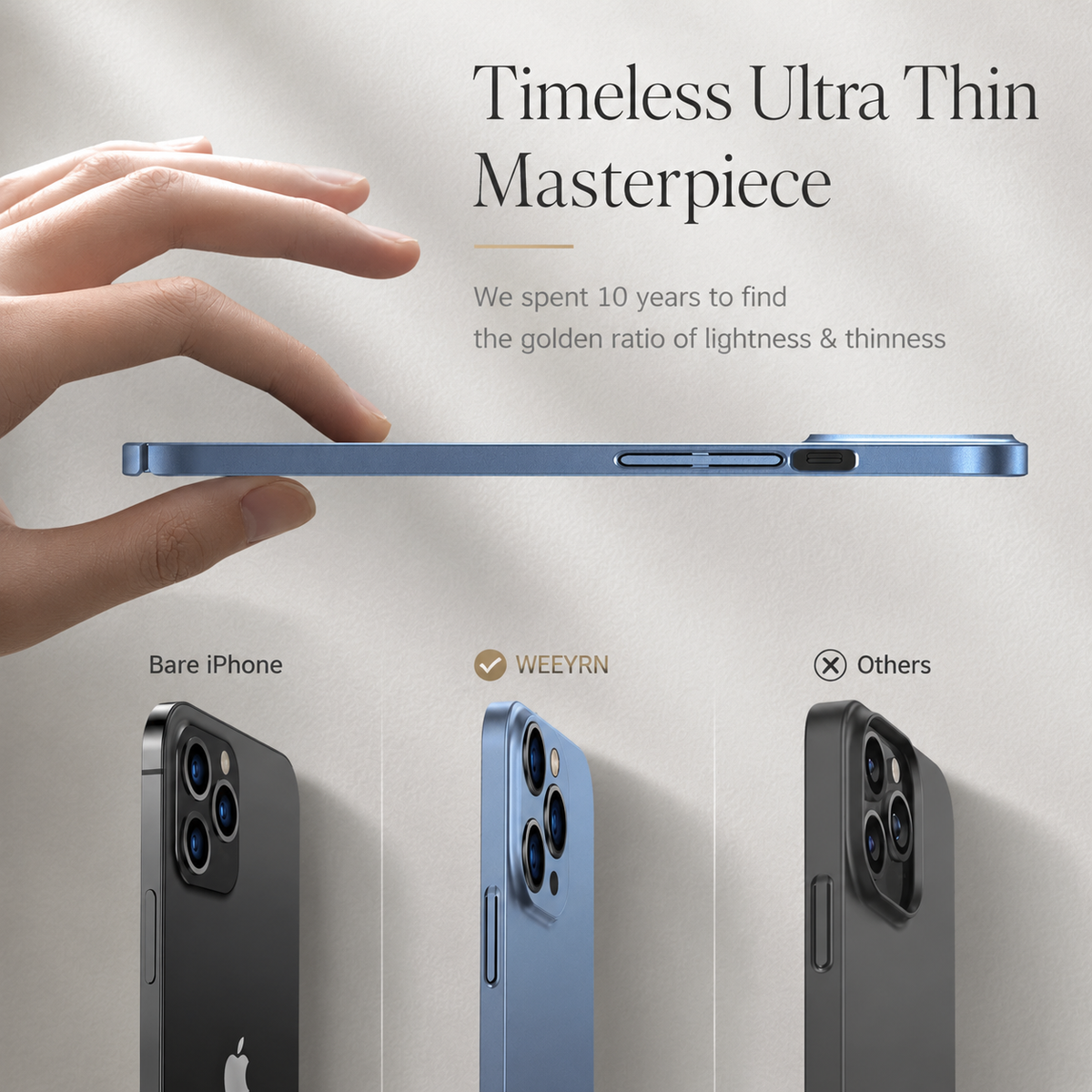 Premium iPhone Case MagSafe Compatible Magnetic Car Mount Matte Cover Ultra Thin Shockproof Protective Camera Lens Guard Slim Design