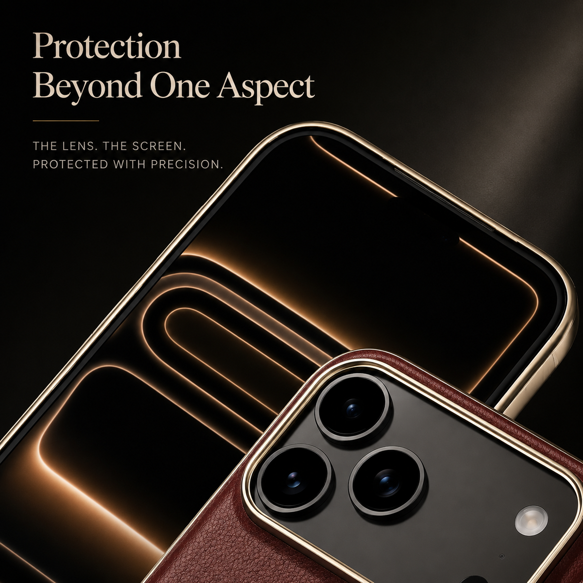 Premium iPhone Case MagSafe Compatible Magnetic Leather Ring Holder Cover Shockproof Camera Protection Slim Lightweight Anti Scratch Full Coverage