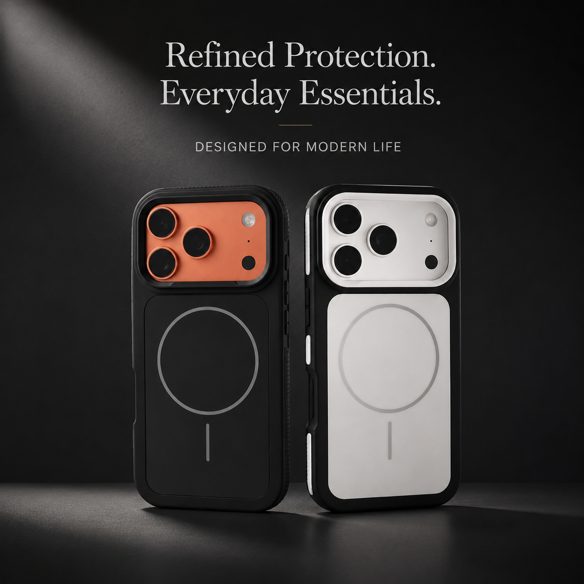 Premium iPhone Case MagSafe Compatible Magnetic Matte Frosted Shockproof Protective Cover PC TPU Armor Camera Lens Protection Slim Full Coverage