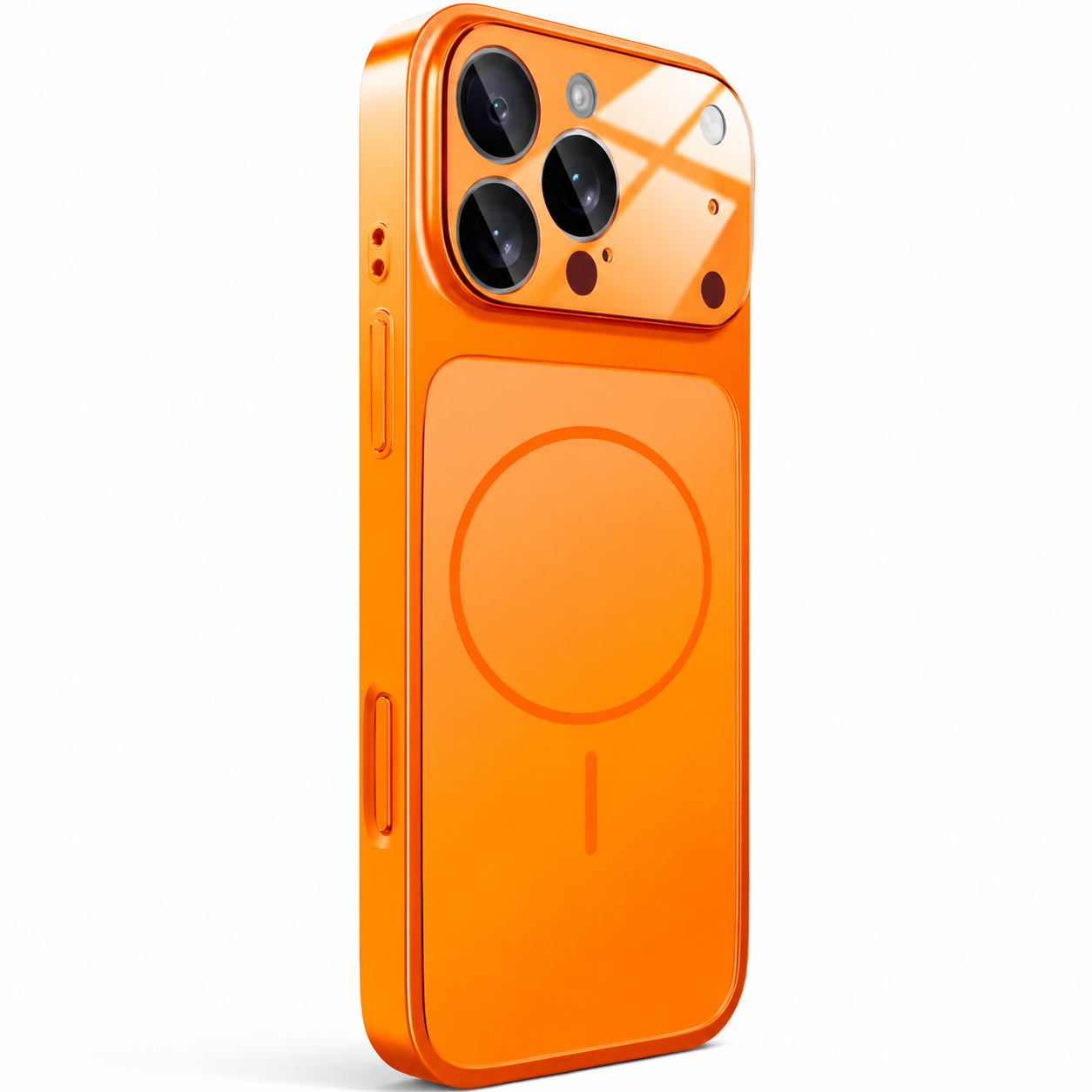 Premium iPhone Case MagSafe Compatible Magnetic Nano Matte Glass Back Cover Shockproof Armor Frame Camera Lens Protection Ultra Thin Full Coverage