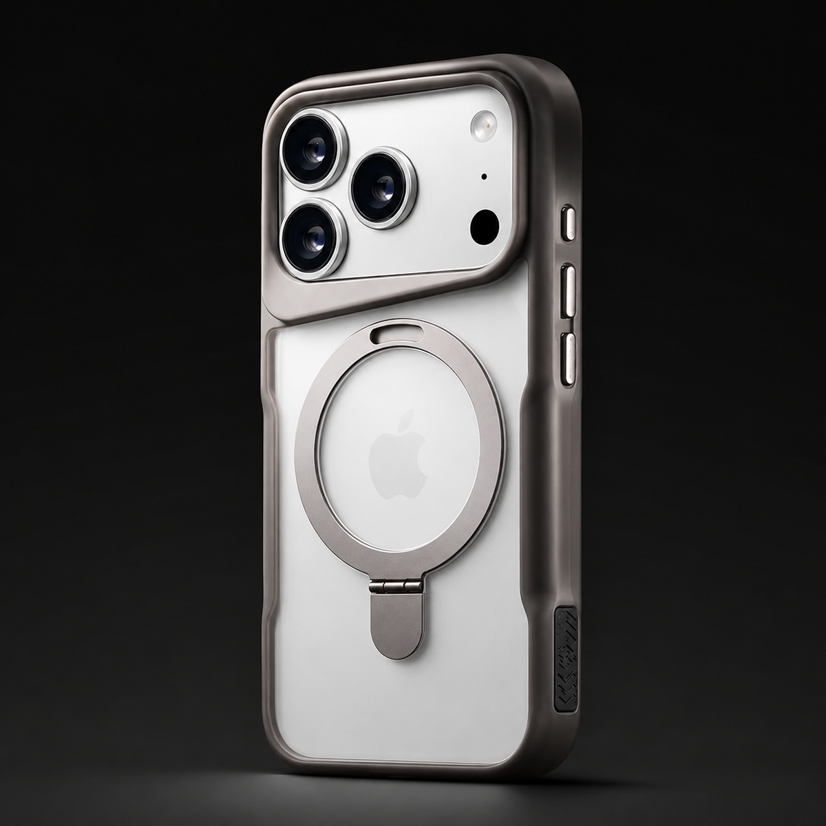 Premium iPhone Case MagSafe Compatible Magnetic Ring Stand Protective Cover Shockproof Bumper Camera Lens Protection Matte Translucent Slim Full Coverage